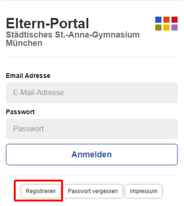 Anmeldung