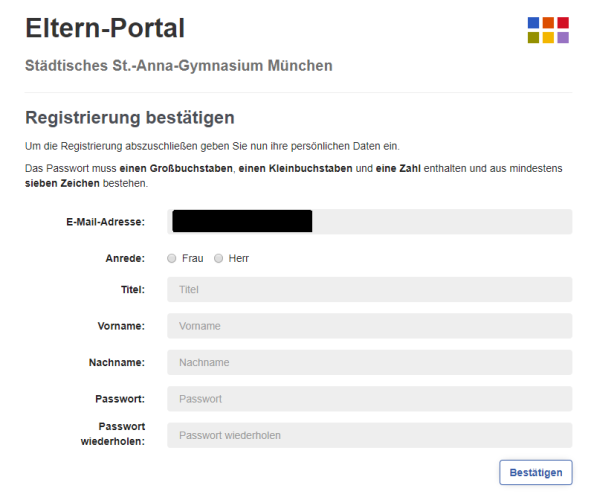 Bestätigung