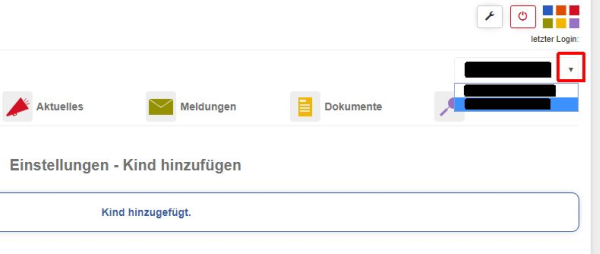 Kind wechseln
